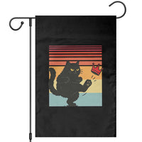 No Kings Black Cat Garden Flag Funny Kitten Social Justice - Wonder Print Shop