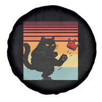No Kings Black Cat Spare Tire Cover Funny Kitten Social Justice - Wonder Print Shop