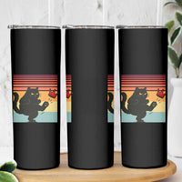 No Kings Black Cat Skinny Tumbler Funny Kitten Social Justice - Wonder Print Shop