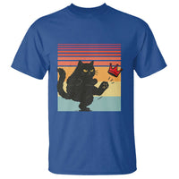 No Kings Black Cat T Shirt Funny Kitten Social Justice - Wonder Print Shop