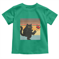 No Kings Black Cat Toddler T Shirt Funny Kitten Social Justice - Wonder Print Shop