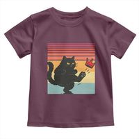 No Kings Black Cat Toddler T Shirt Funny Kitten Social Justice - Wonder Print Shop