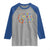 No Kings No Fascists Raglan Shirt Floral Peace Sign Social Justice - Wonder Print Shop
