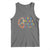 No Kings No Fascists Tank Top Floral Peace Sign Social Justice - Wonder Print Shop