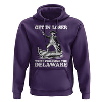 Funny George Washington 4th Of July Hoodie Funny Patriotic Get In Loser - Wonder Print Shop