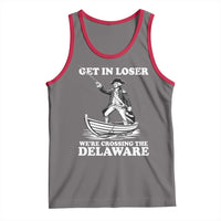 Funny George Washington 4th Of July Tank Top Funny Patriotic Get In Loser - Wonder Print Shop