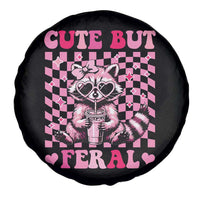 Cute But Feral Raccoon Spare Tire Cover Funny Sunglasses Trash Panda - Wonder Print Shop