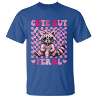 Cute But Feral Raccoon T Shirt Funny Sunglasses Trash Panda - Wonder Print Shop
