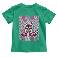 Cute But Feral Raccoon Toddler T Shirt Funny Sunglasses Trash Panda - Wonder Print Shop