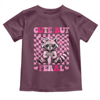 Cute But Feral Raccoon Toddler T Shirt Funny Sunglasses Trash Panda - Wonder Print Shop