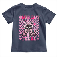 Cute But Feral Raccoon Toddler T Shirt Funny Sunglasses Trash Panda - Wonder Print Shop