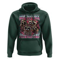 Physically Thicc Funny Raccoon Meme Hoodie Mentally Sick Bootleg Graphic 90s - Wonder Print Shop