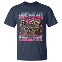 Physically Thicc Funny Raccoon Meme T Shirt Mentally Sick Bootleg Graphic 90s - Wonder Print Shop