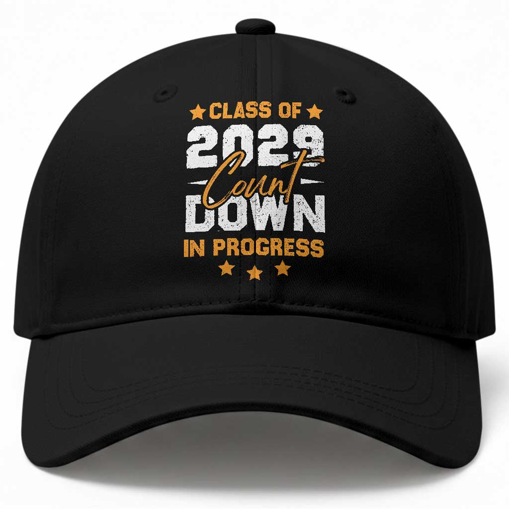 Class Of 2029 Count Down Graduating Baseball Cap