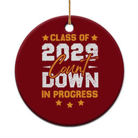 Class Of 2029 Count Down Graduating Ceramic Ornament