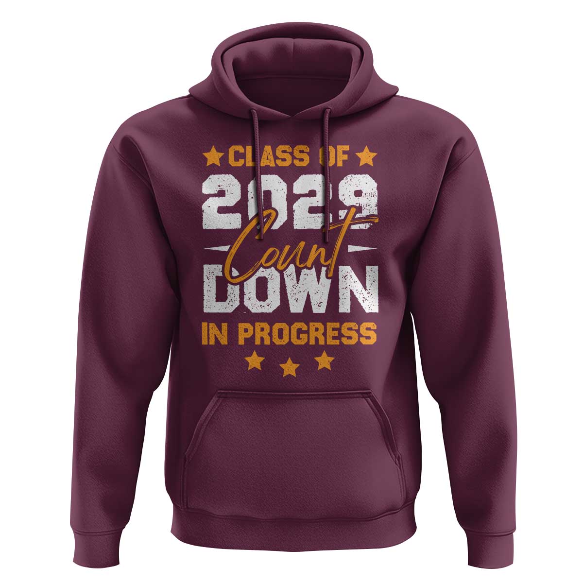 Class Of 2029 Count Down Graduating Hoodie