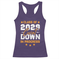 Class Of 2029 Count Down Graduating Racerback Tank Top
