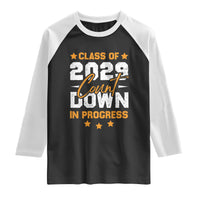 Class Of 2029 Count Down Graduating Raglan Shirt
