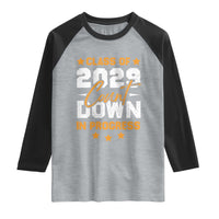 Class Of 2029 Count Down Graduating Raglan Shirt