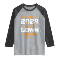 Class Of 2029 Count Down Graduating Raglan Shirt