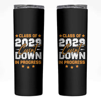 Class Of 2029 Count Down Graduating Skinny Tumbler