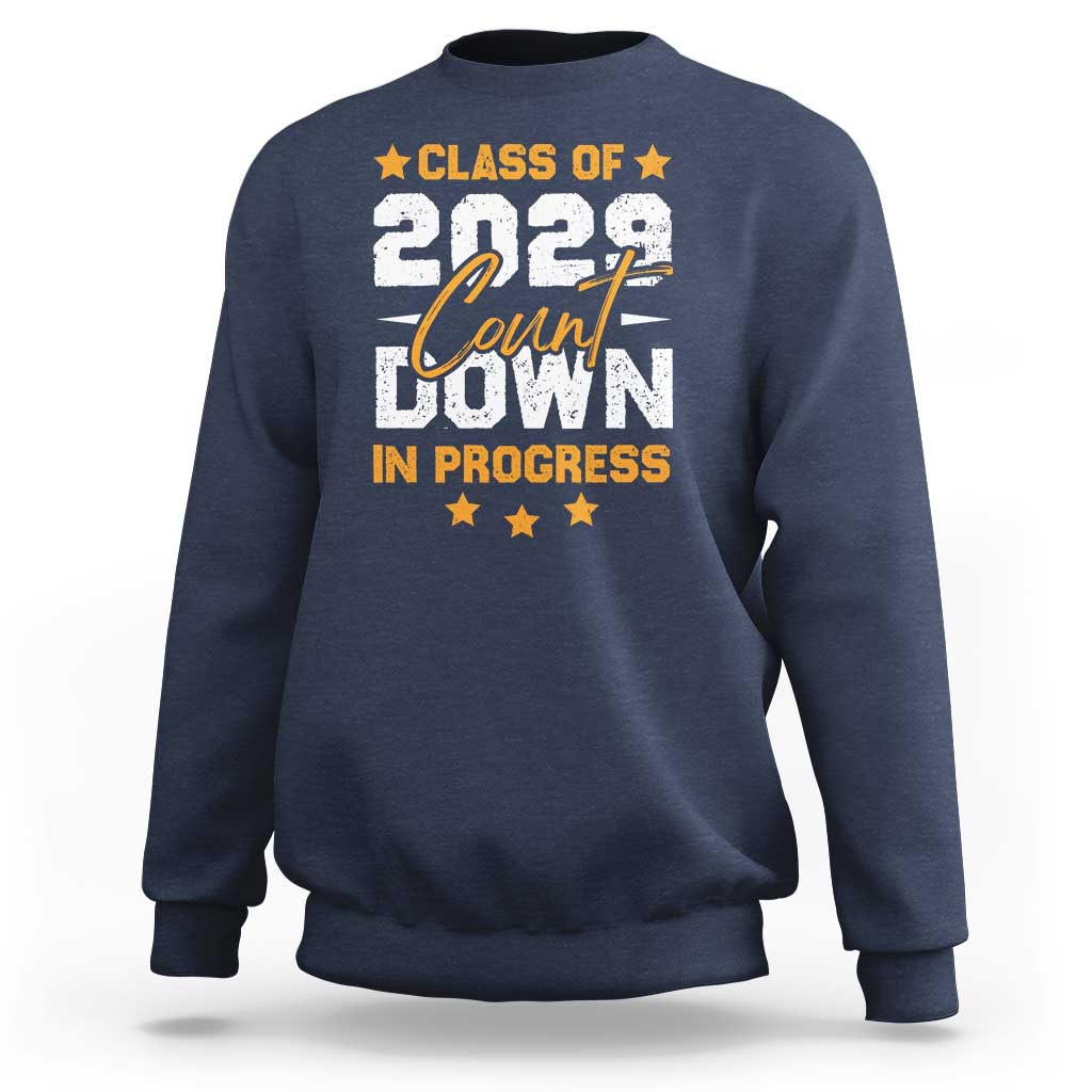 Class Of 2029 Count Down Graduating Sweatshirt