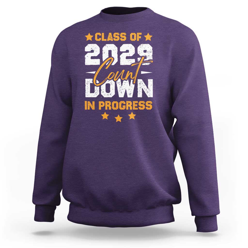 Class Of 2029 Count Down Graduating Sweatshirt