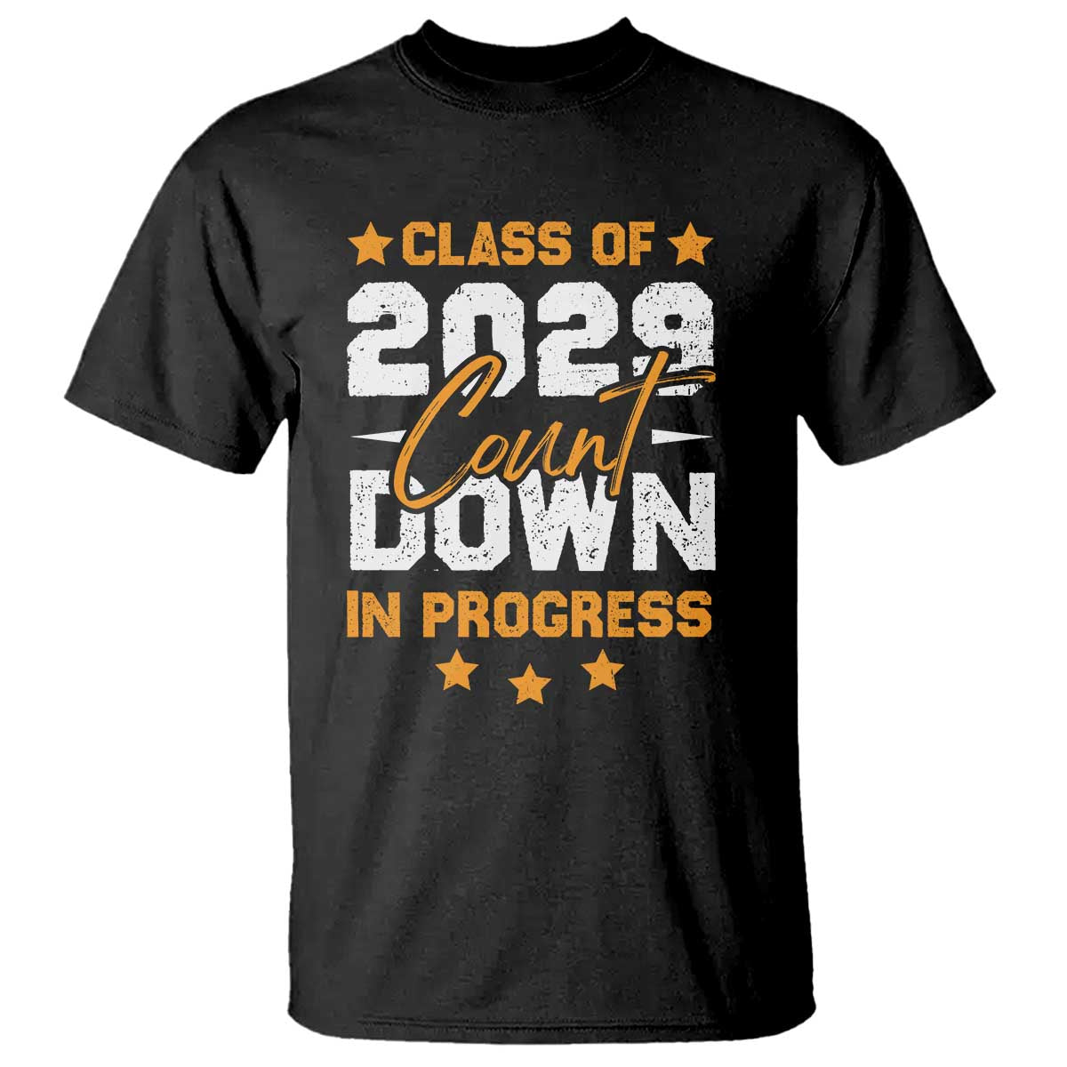 Class Of 2029 Count Down Graduating T Shirt