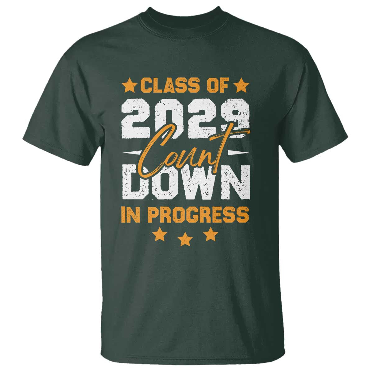 Class Of 2029 Count Down Graduating T Shirt