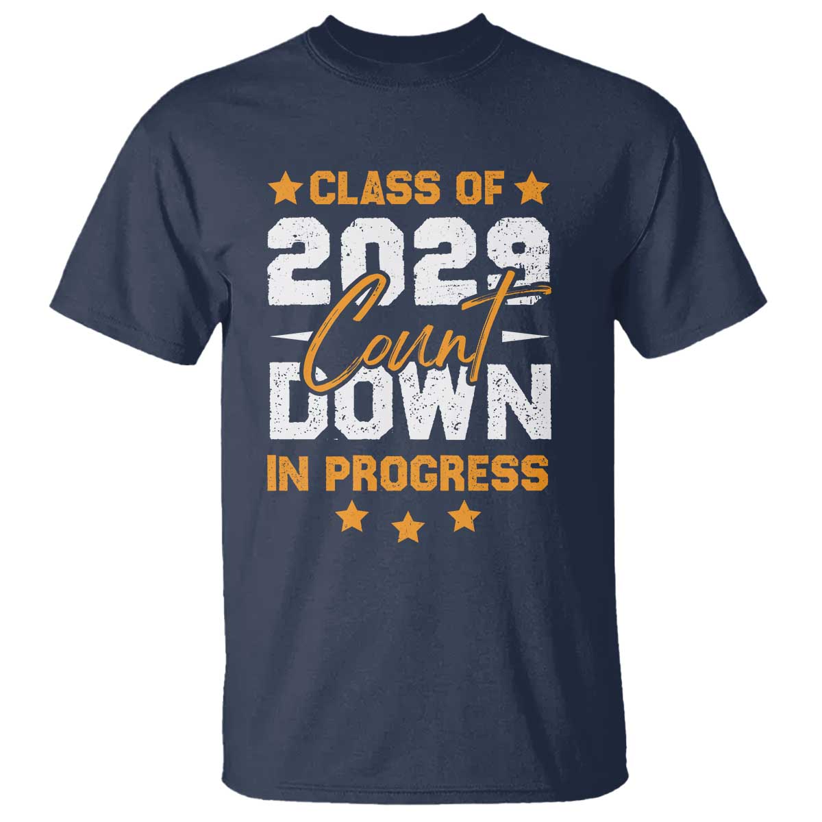 Class Of 2029 Count Down Graduating T Shirt