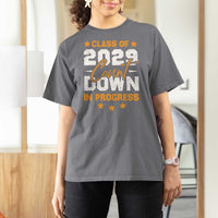 Class Of 2029 Count Down Graduating T Shirt For Women