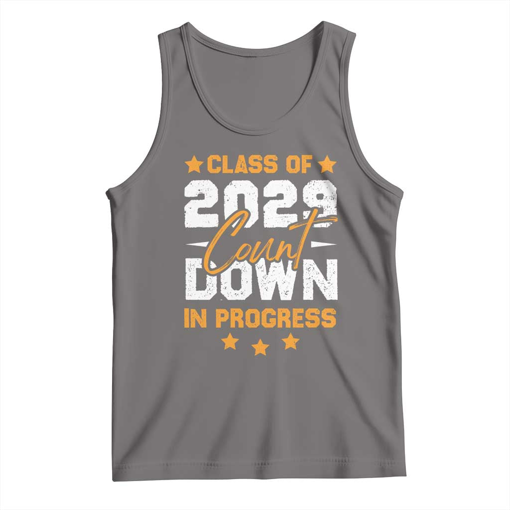Class Of 2029 Count Down Graduating Tank Top