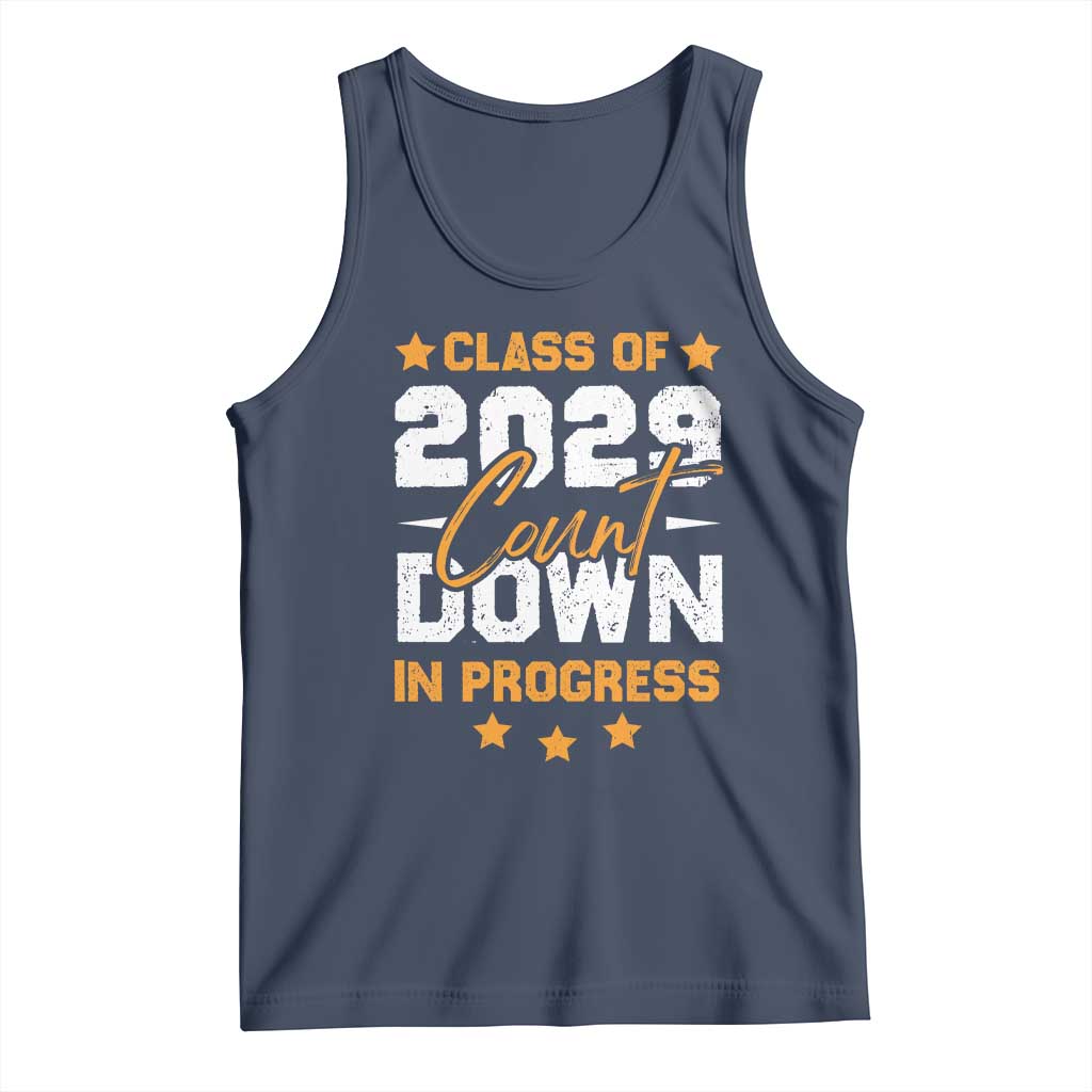 Class Of 2029 Count Down Graduating Tank Top