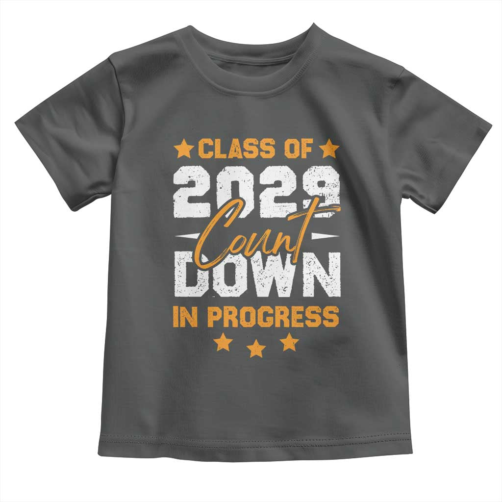 Class Of 2029 Count Down Graduating Toddler T Shirt