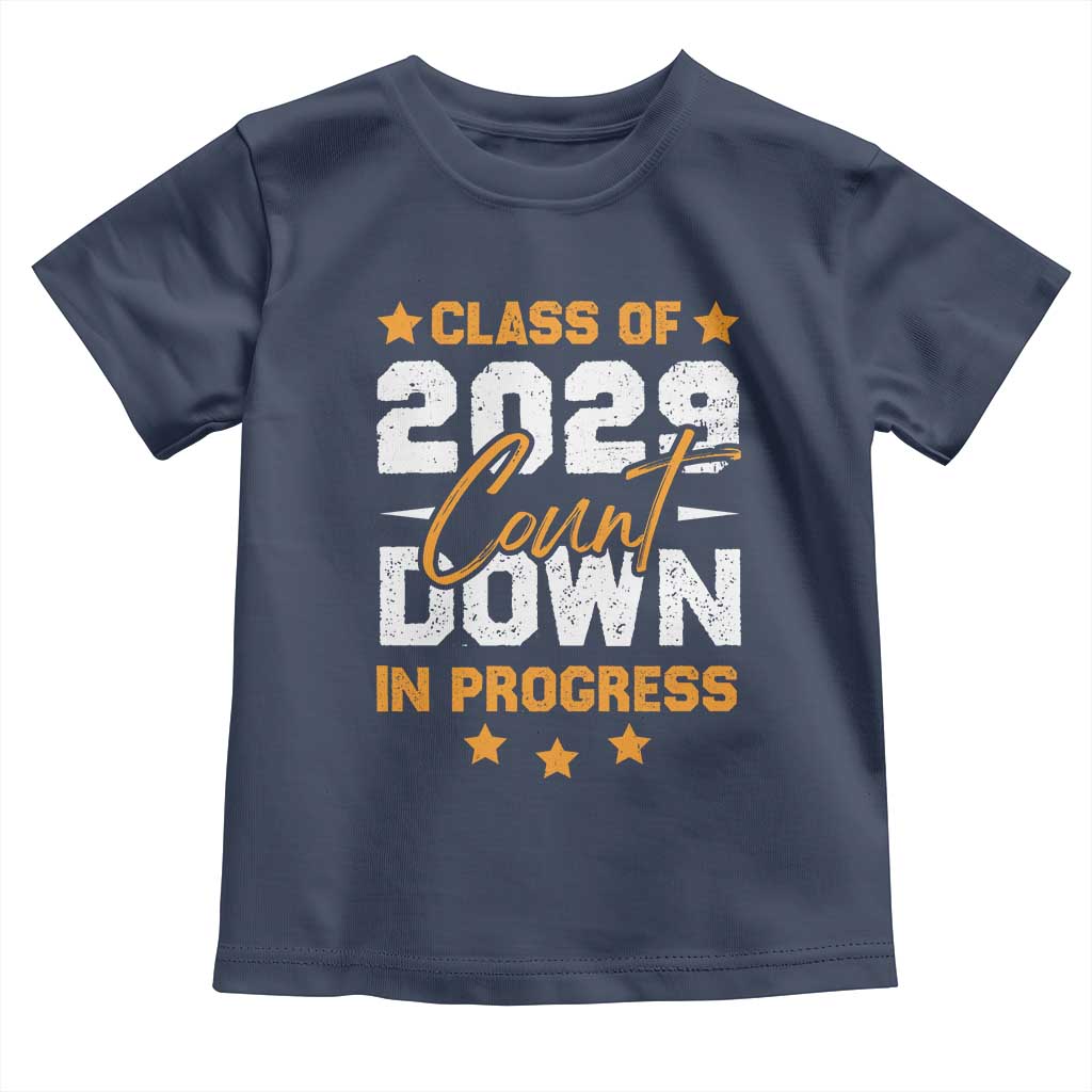 Class Of 2029 Count Down Graduating Toddler T Shirt