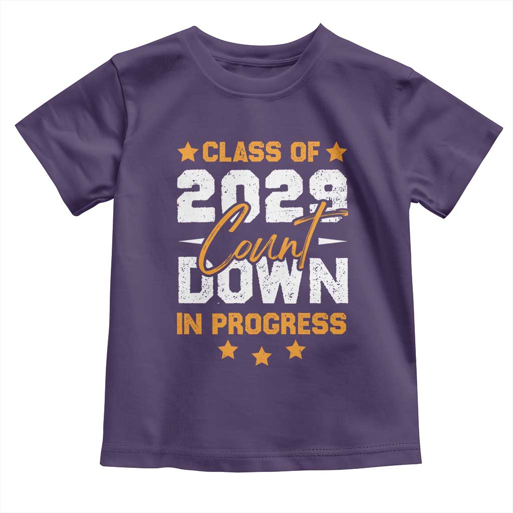 Class Of 2029 Count Down Graduating Toddler T Shirt