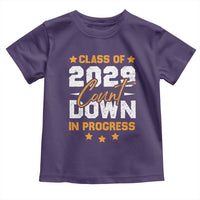 Class Of 2029 Count Down Graduating Toddler T Shirt