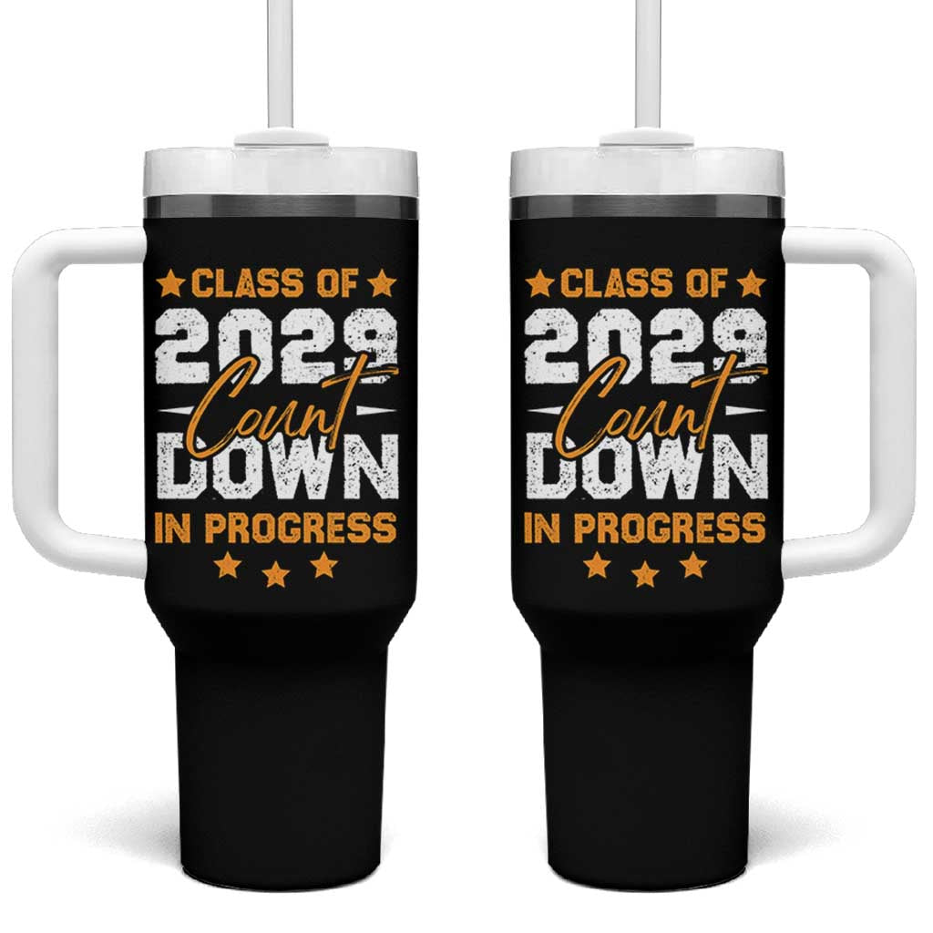 Class Of 2029 Count Down Graduating Tumbler With Handle