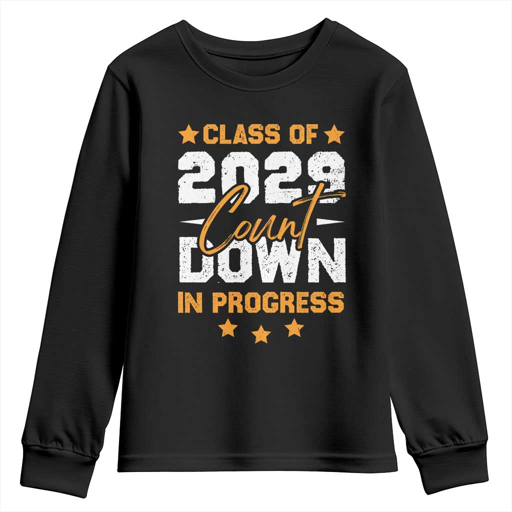 Class Of 2029 Count Down Graduating Youth Sweatshirt