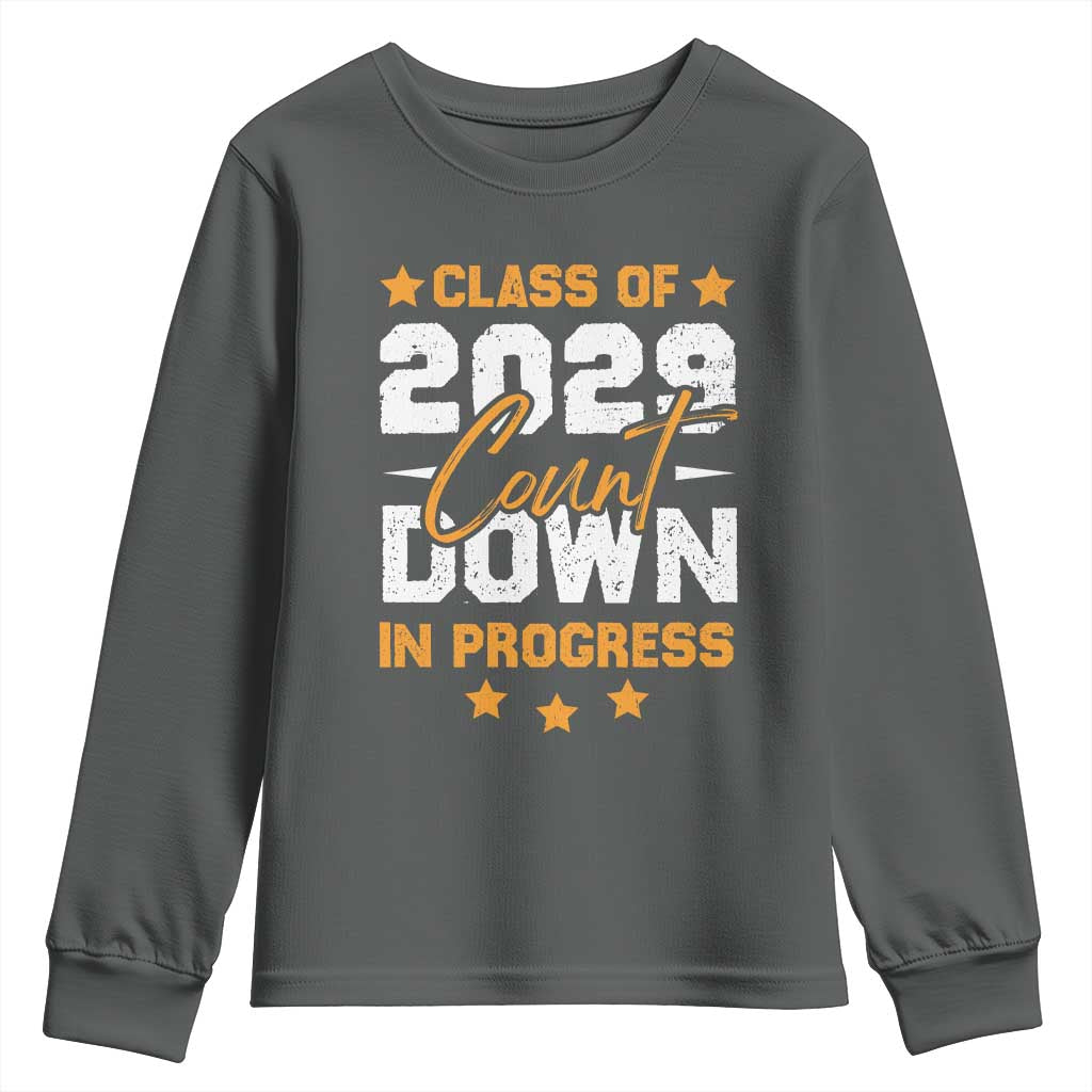 Class Of 2029 Count Down Graduating Youth Sweatshirt