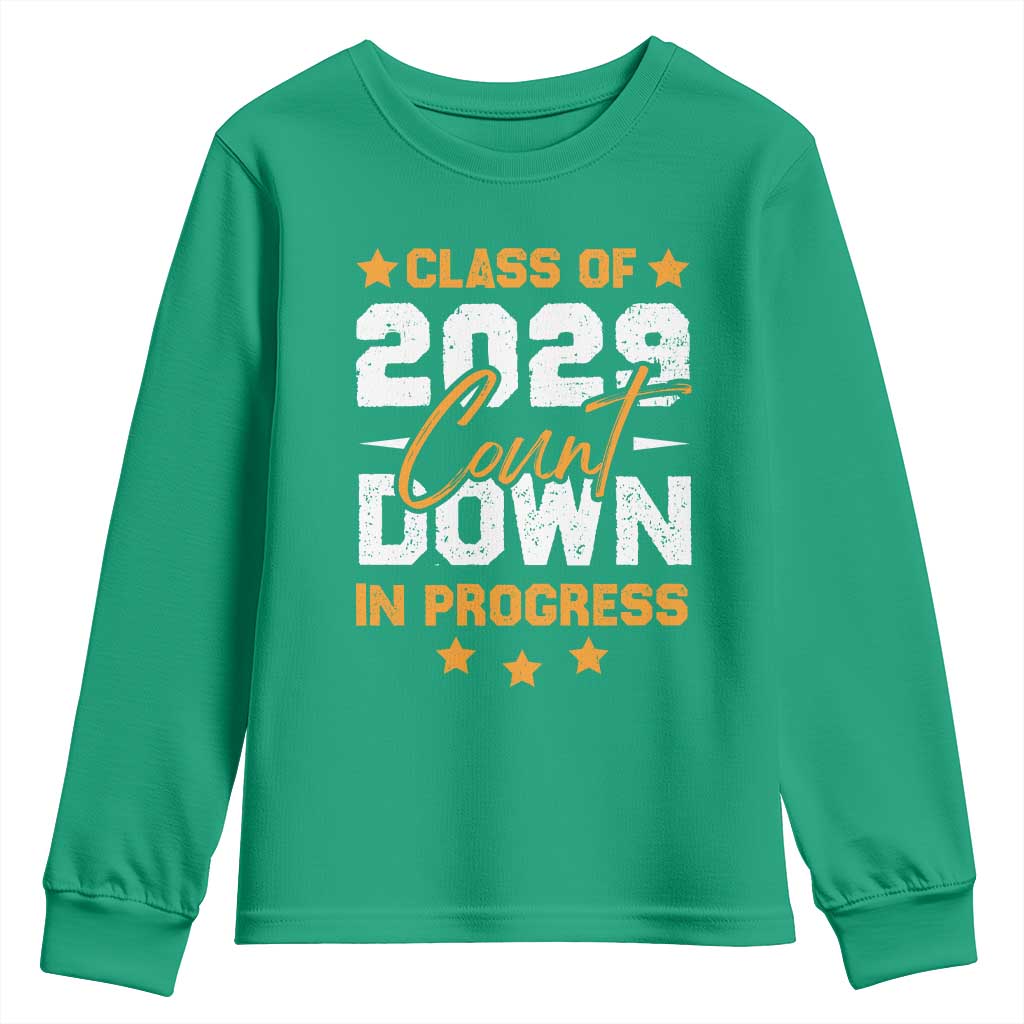 Class Of 2029 Count Down Graduating Youth Sweatshirt