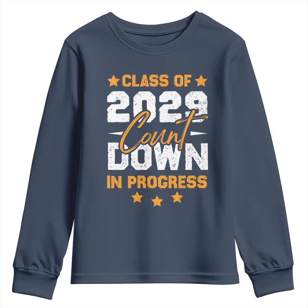Class Of 2029 Count Down Graduating Youth Sweatshirt
