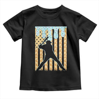 Baseball Drip Toddler T Shirt Dripping Ice Cream Sprinkles American Flag Boys - Wonder Print Shop