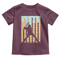 Baseball Drip Toddler T Shirt Dripping Ice Cream Sprinkles American Flag Boys - Wonder Print Shop