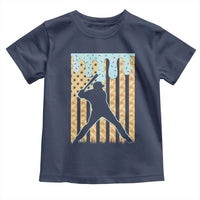 Baseball Drip Toddler T Shirt Dripping Ice Cream Sprinkles American Flag Boys - Wonder Print Shop