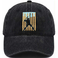 Baseball Drip Washed Cotton Baseball Cap Dripping Ice Cream Sprinkles American Flag Boys