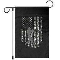 Camo US Flag Baseball Player Garden Flag Retro Camouflage American Flag Patriotic - Wonder Print Shop