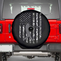 Camo US Flag Baseball Player Spare Tire Cover Retro Camouflage American Flag Patriotic - Wonder Print Shop