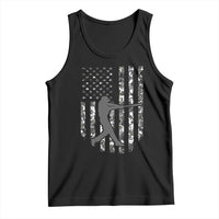 Camo US Flag Baseball Player Tank Top Retro Camouflage American Flag Patriotic - Wonder Print Shop