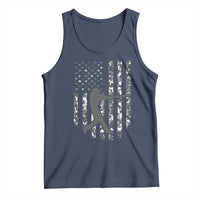 Camo US Flag Baseball Player Tank Top Retro Camouflage American Flag Patriotic - Wonder Print Shop